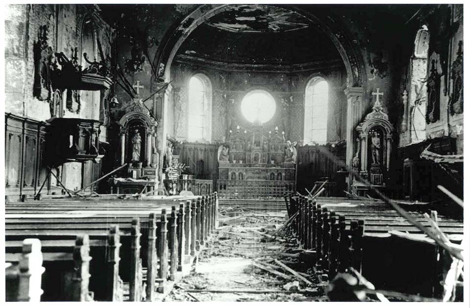 Damaged Church in Kerbach