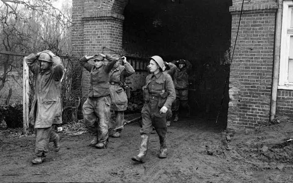 Captured German Parachute Troops