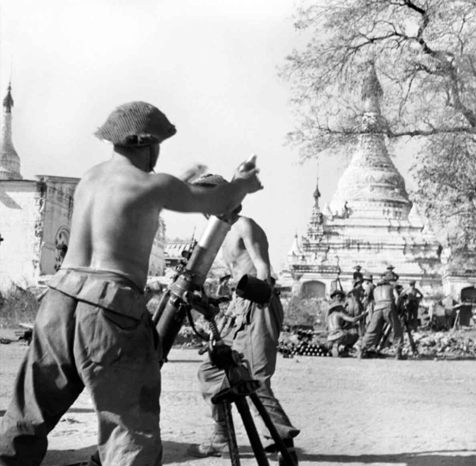 British Mortars in Action