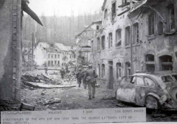 US Soldiers in Prum, Germany