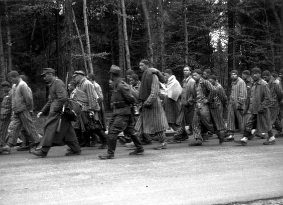 Dachau Inmates on a Death March