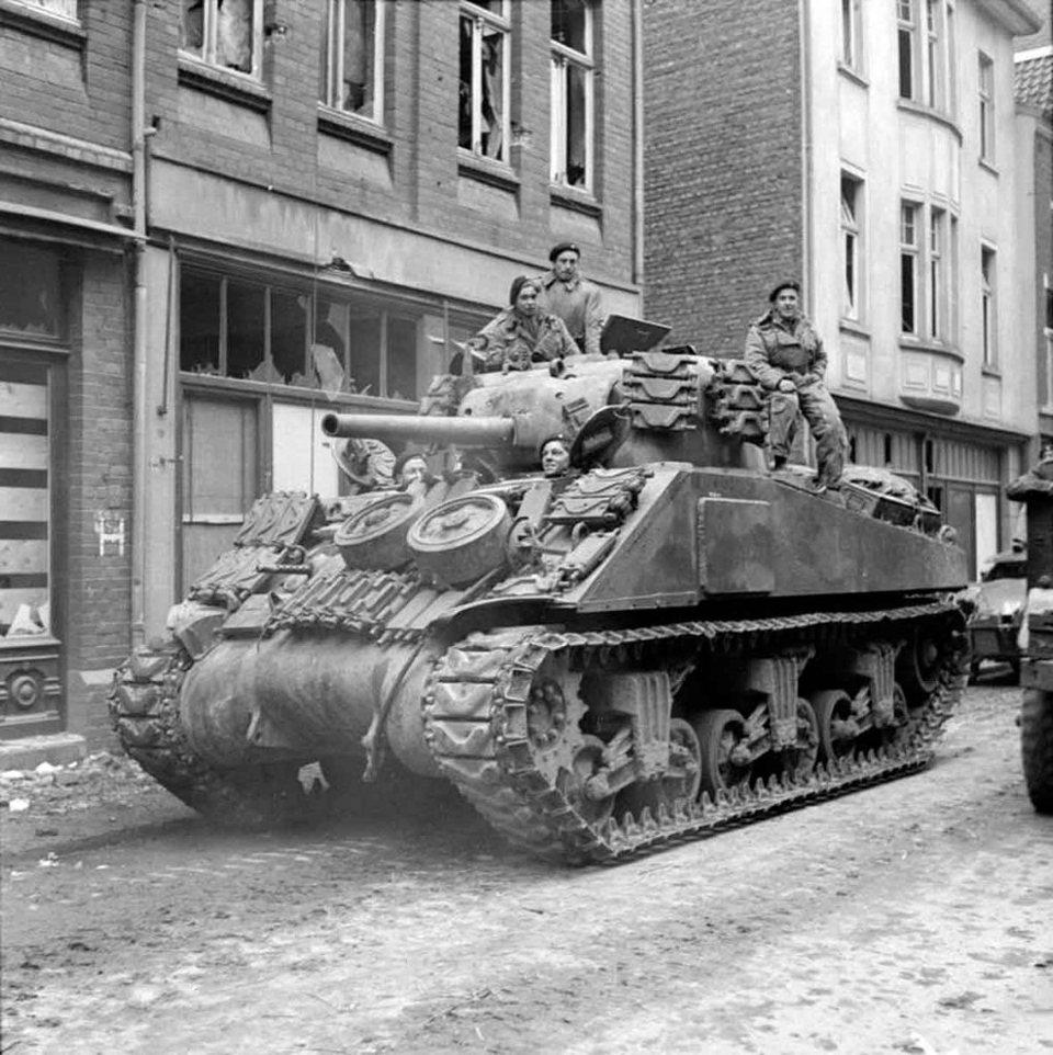 Sherman Tank in Kevelaer, Germany