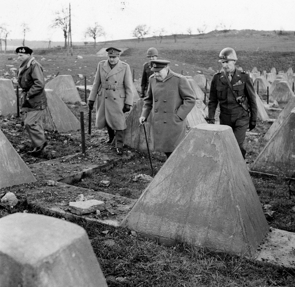 Churchill Visits the Siegfried Line