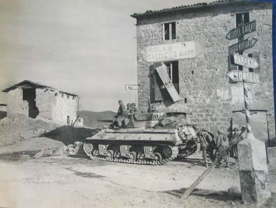 Sherman tank of the 751st Tank Battalion