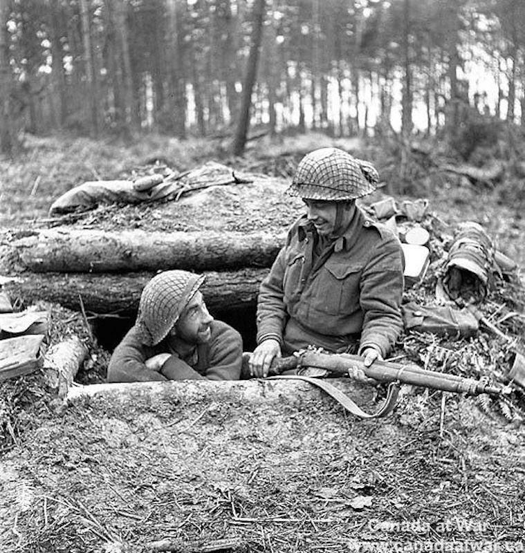 Canadian Soldiers in the Hochwald