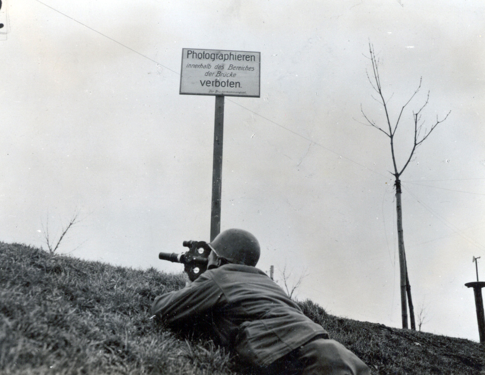 Filming German Troop Movements in the Rhine Valley