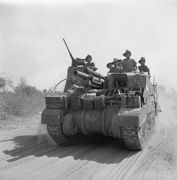 British Army Priest 105-mm