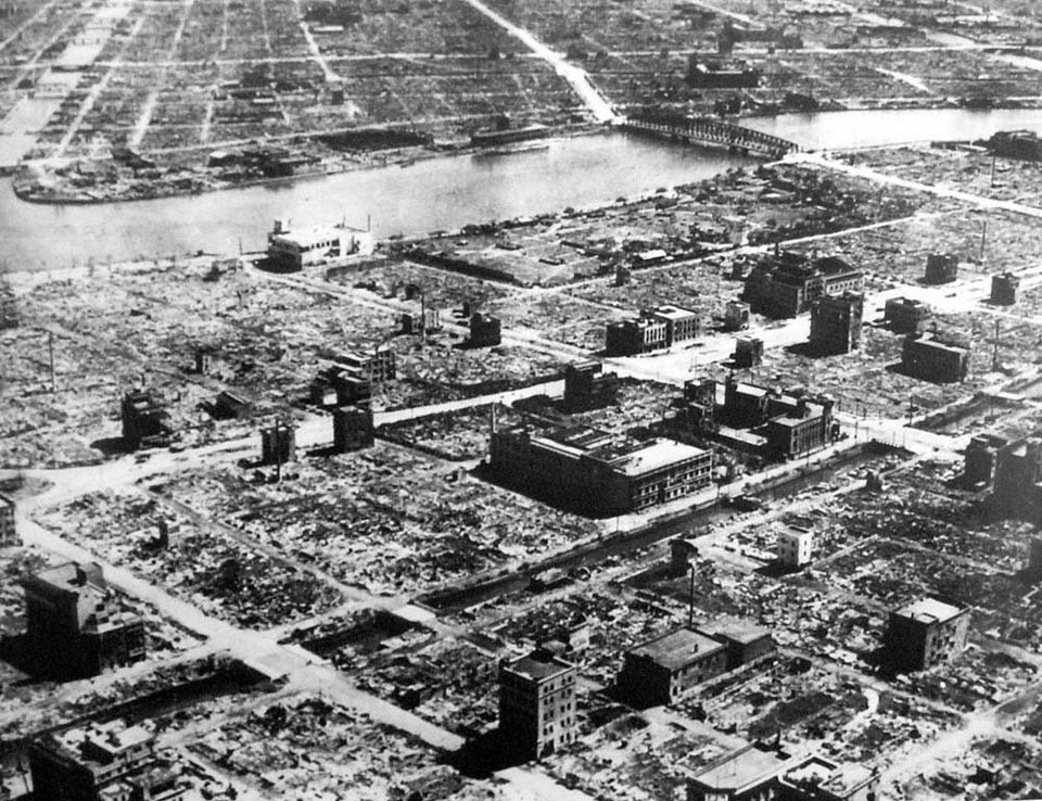 Tokyo Residential Section Destroyed