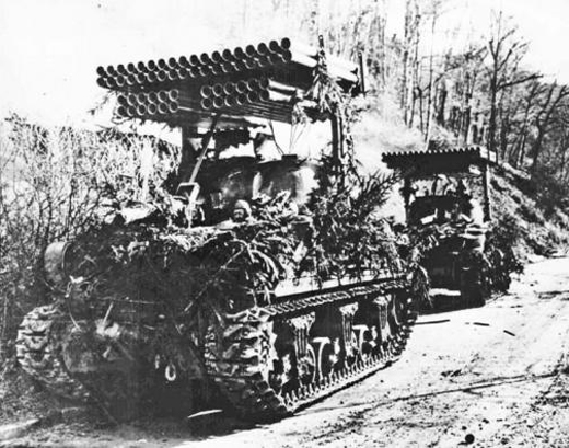 Rocket Launcher on a Sherman