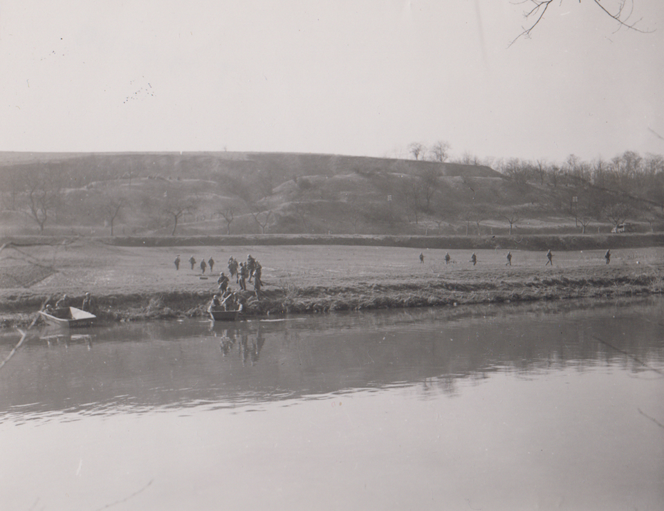 Crossing the Saar River