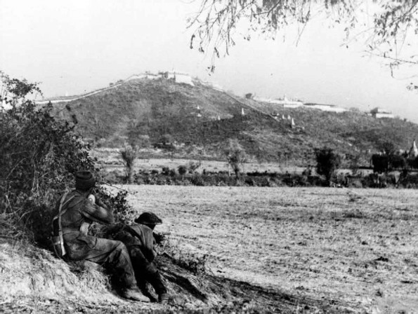 Troops of the Indian 19th Division In Action