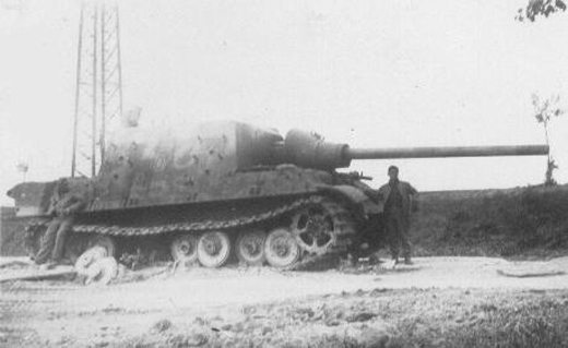 Disabled German Tank