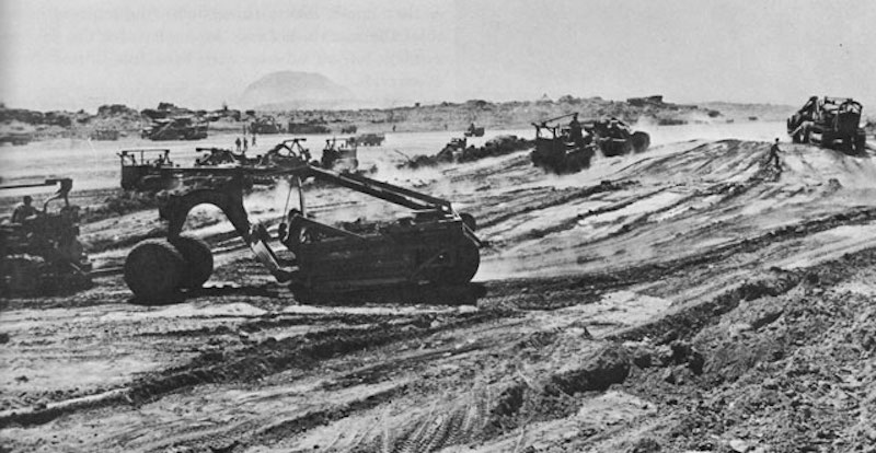 Working On Iwo Jima Airstrip