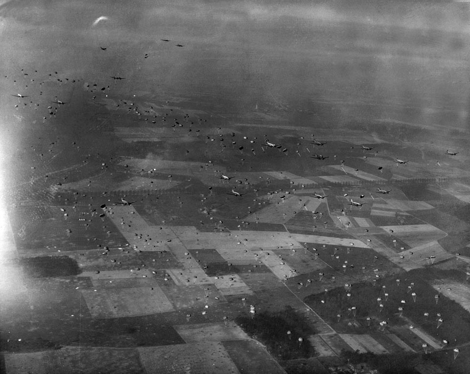 British 6th Airborne Division Dropping East of the Rhine