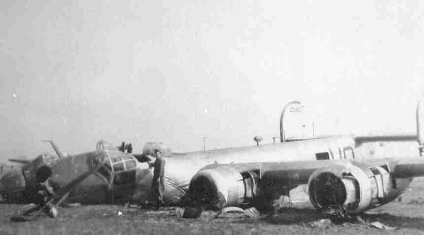 B-17 Crash on Take Off