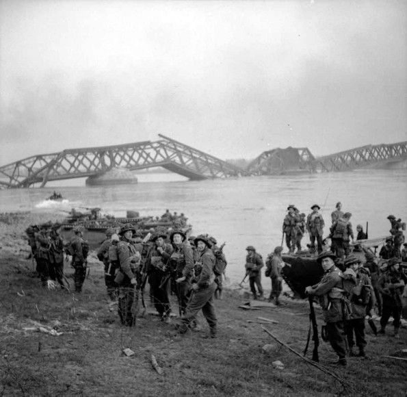 crossing the Rhine in Buffaloes