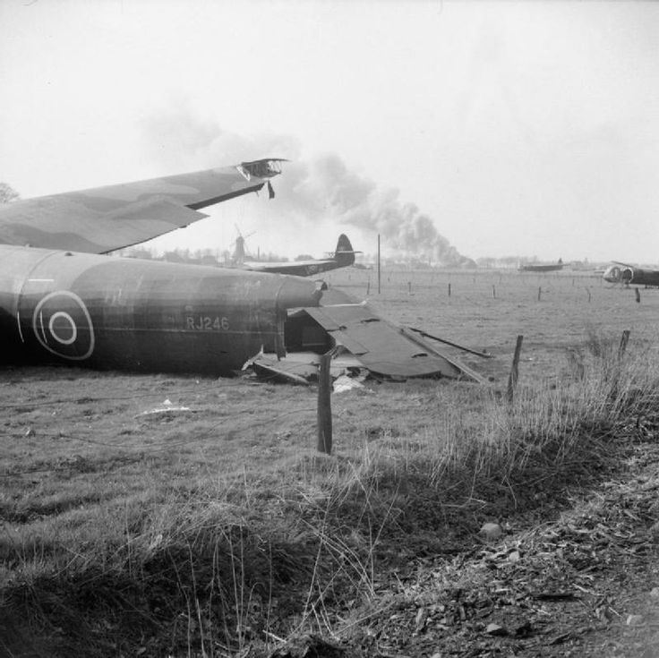 Gliders in a field outside Hamminkeln