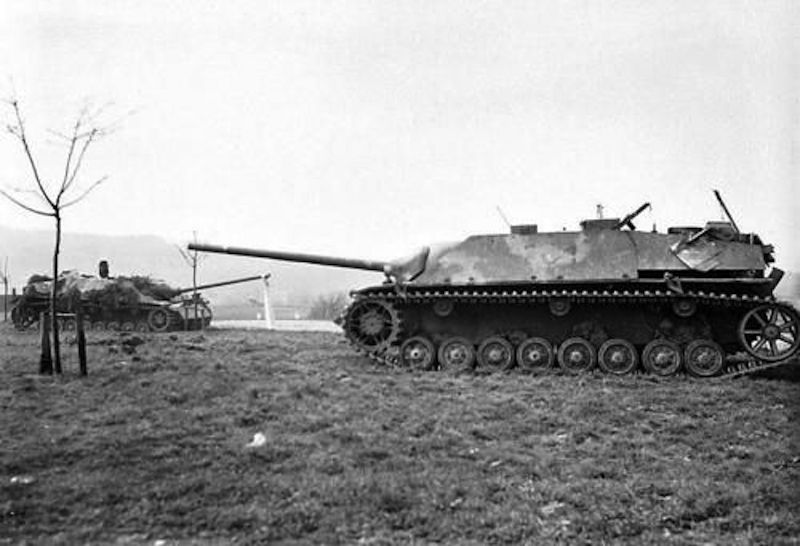 Captured German Tank Destroyers