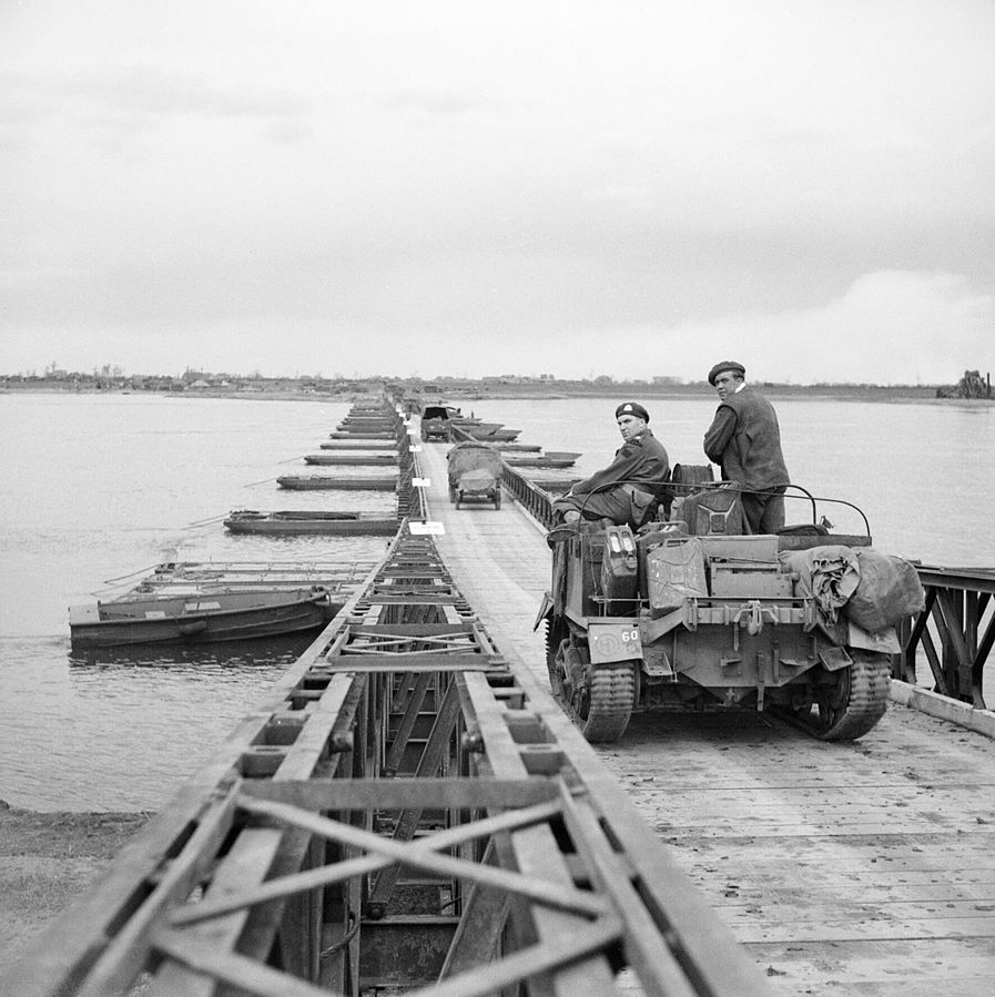 British Vehicles Crossing 'Lambeth Bridge'