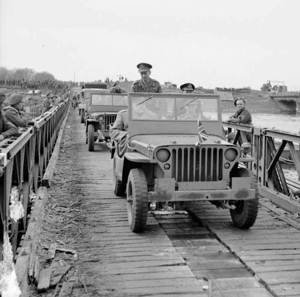 Churchill Crosses the Rhine