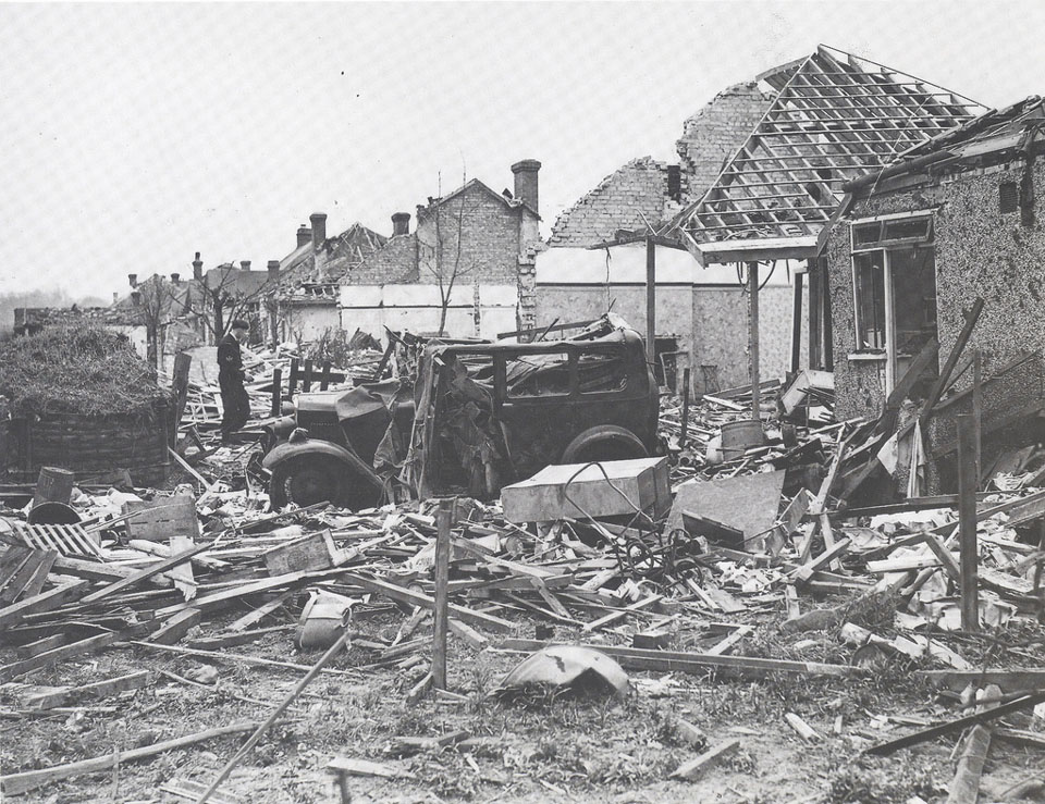 V-2 Damage at Kynaston Road