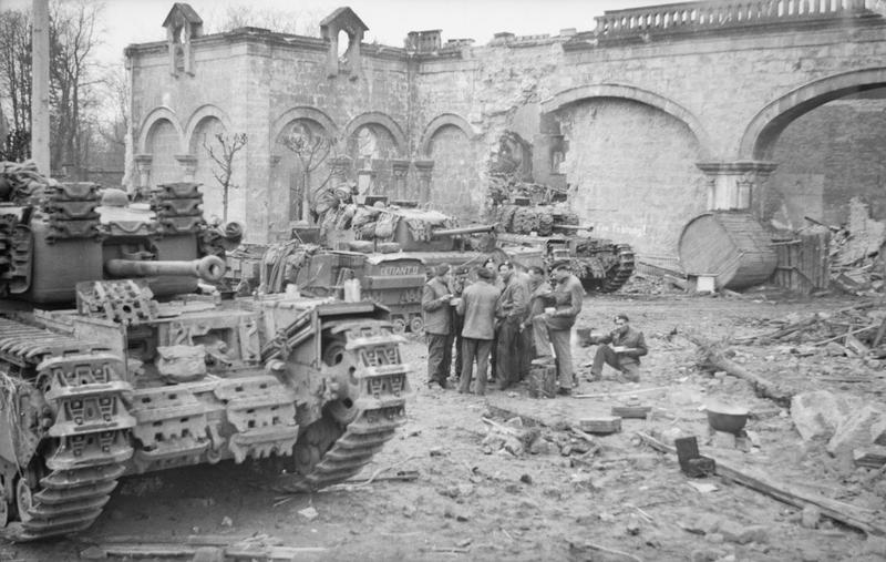 Churchill Tanks in Dulmen