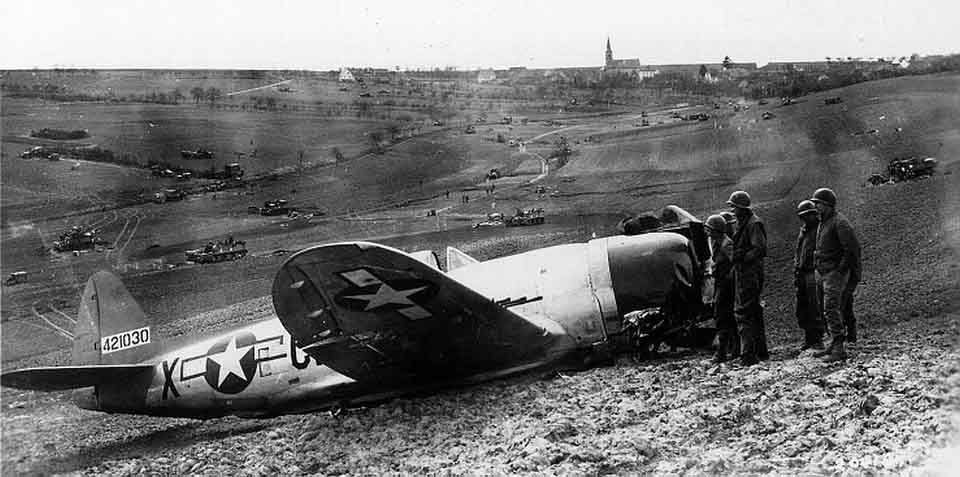 P-47D Belly Landing