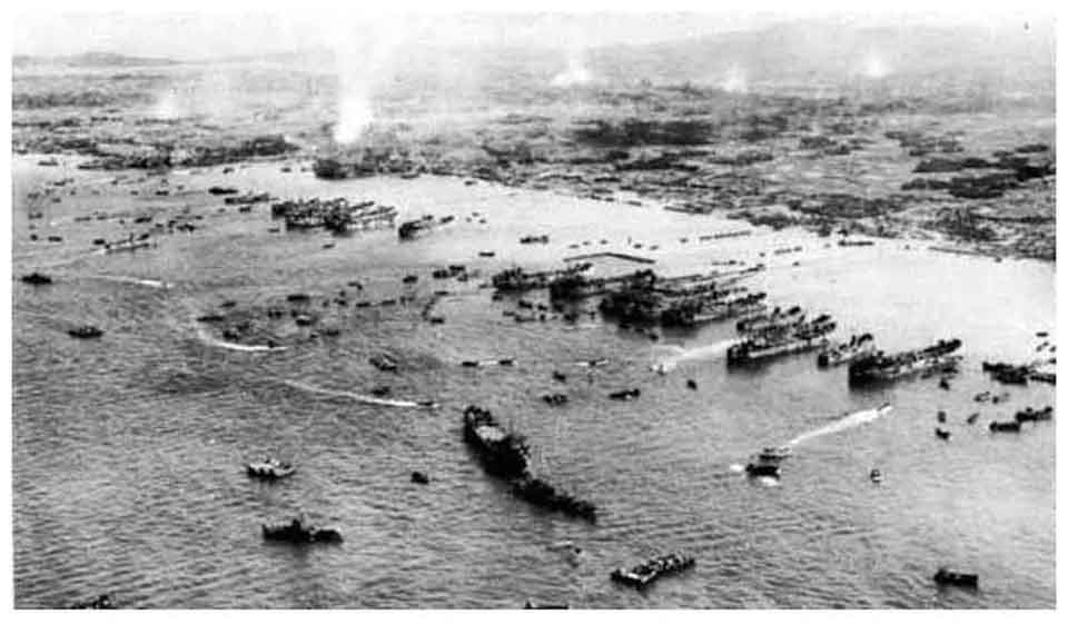 Invasion of Okinawa Begins