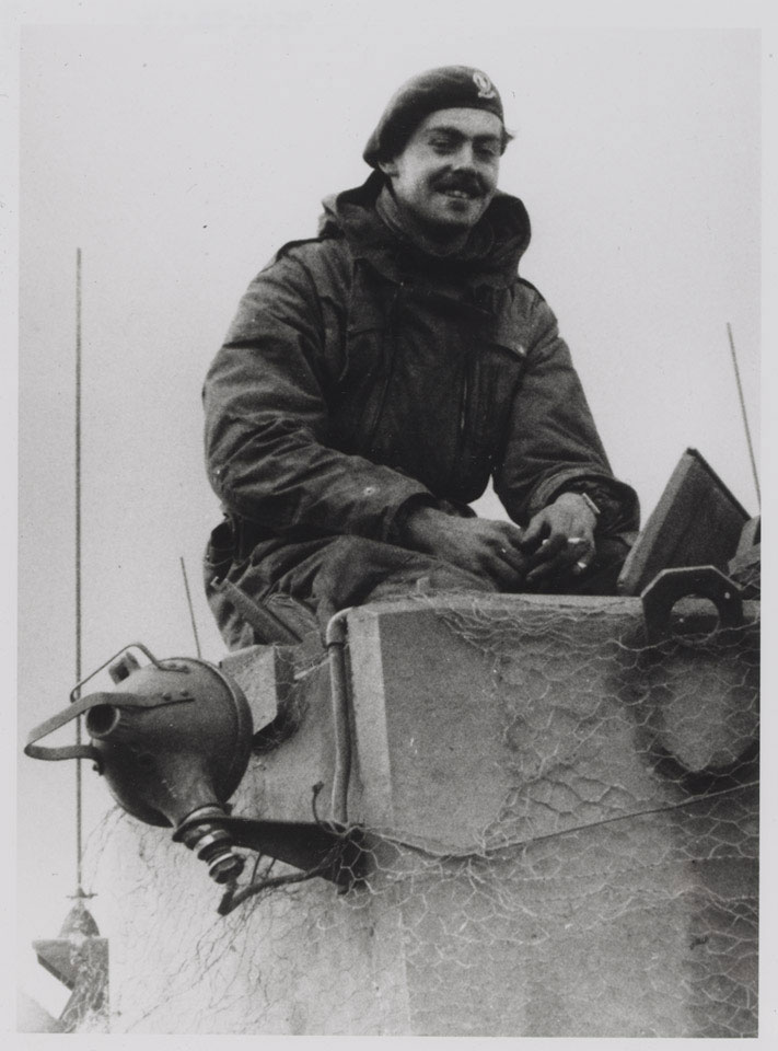 Lt Simon Frazer in His Challenger Tank