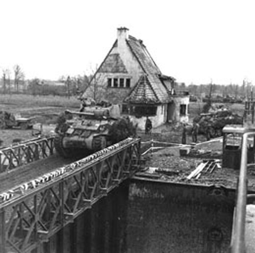 Canadians Near Almelo, Netherlands