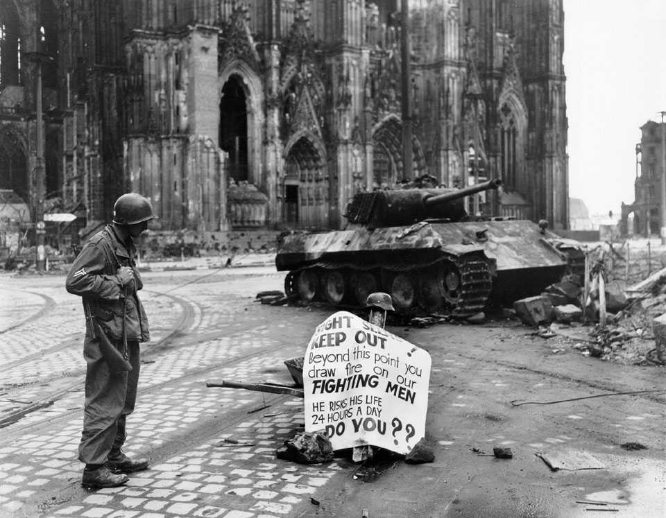 Warning in Cologne