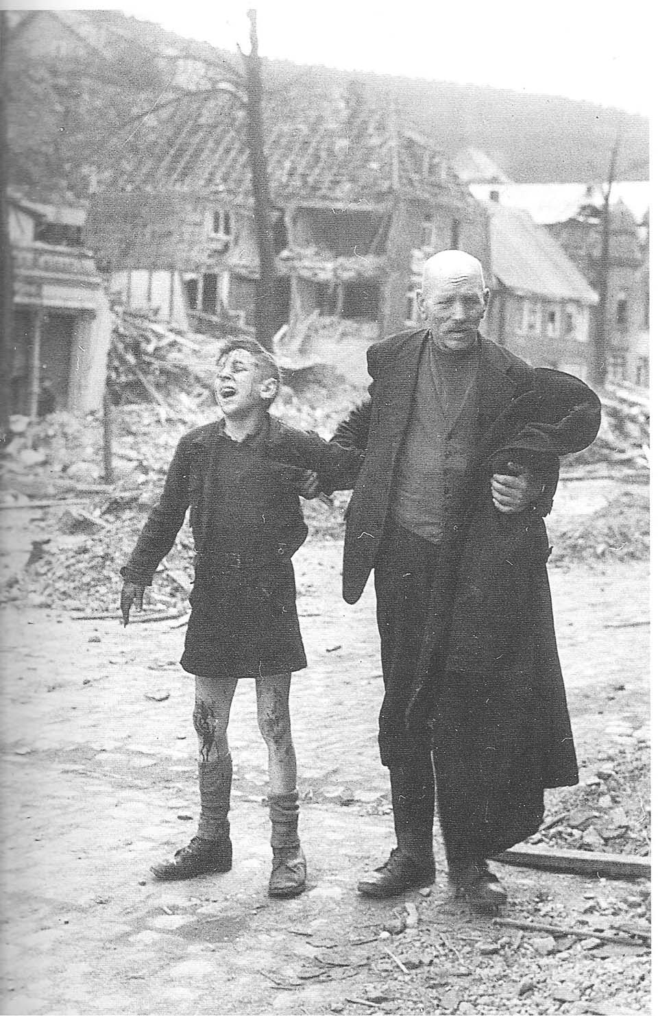 A wounded boy in Lenne