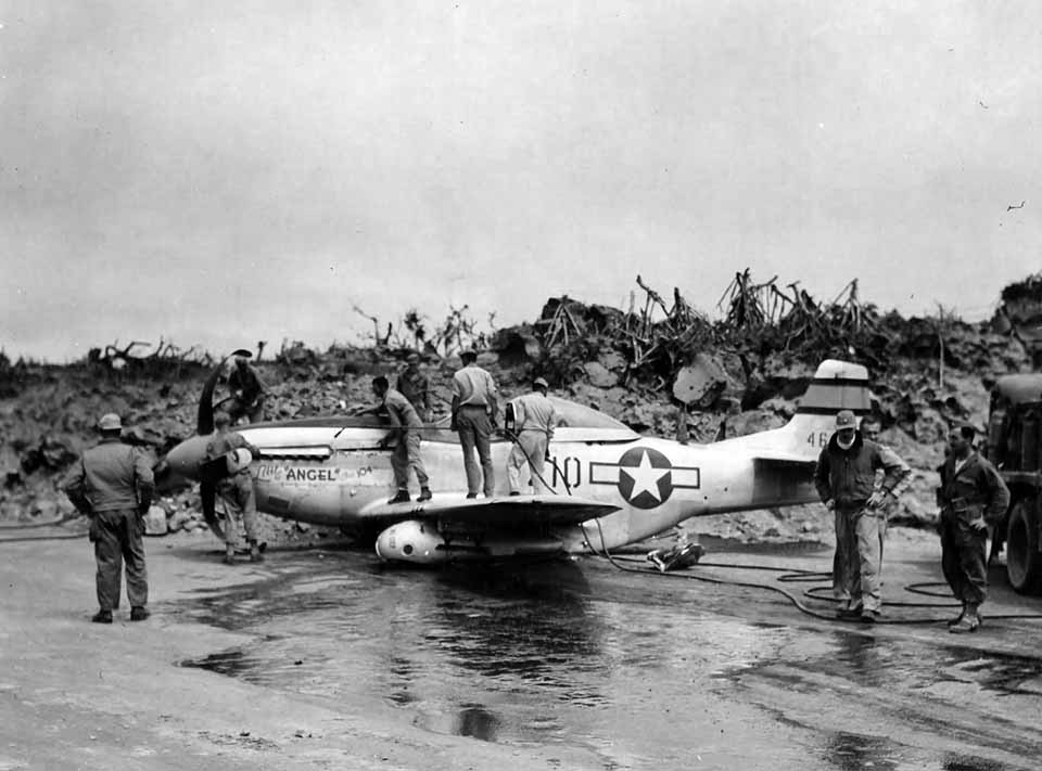 P-51D on Iwo Jima