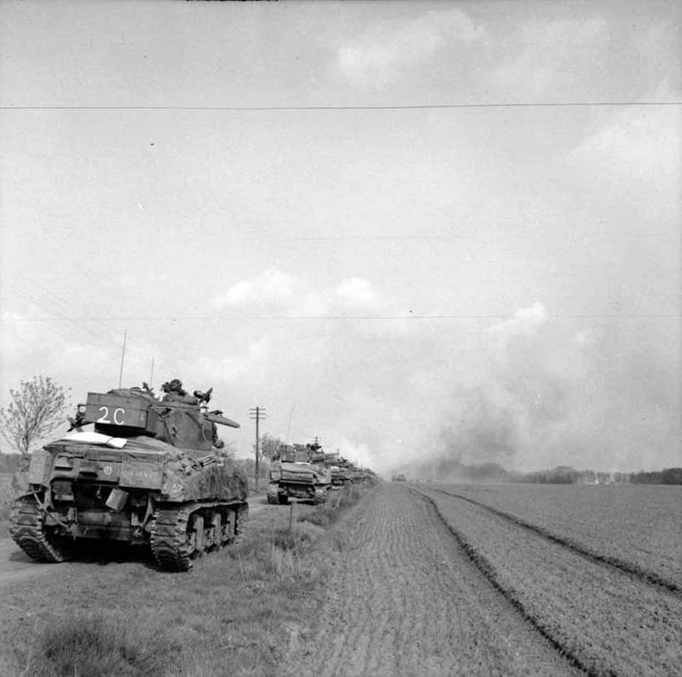 Sherman Tanks of the 1st Coldstream Guards