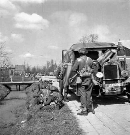 Canadians near Groningen