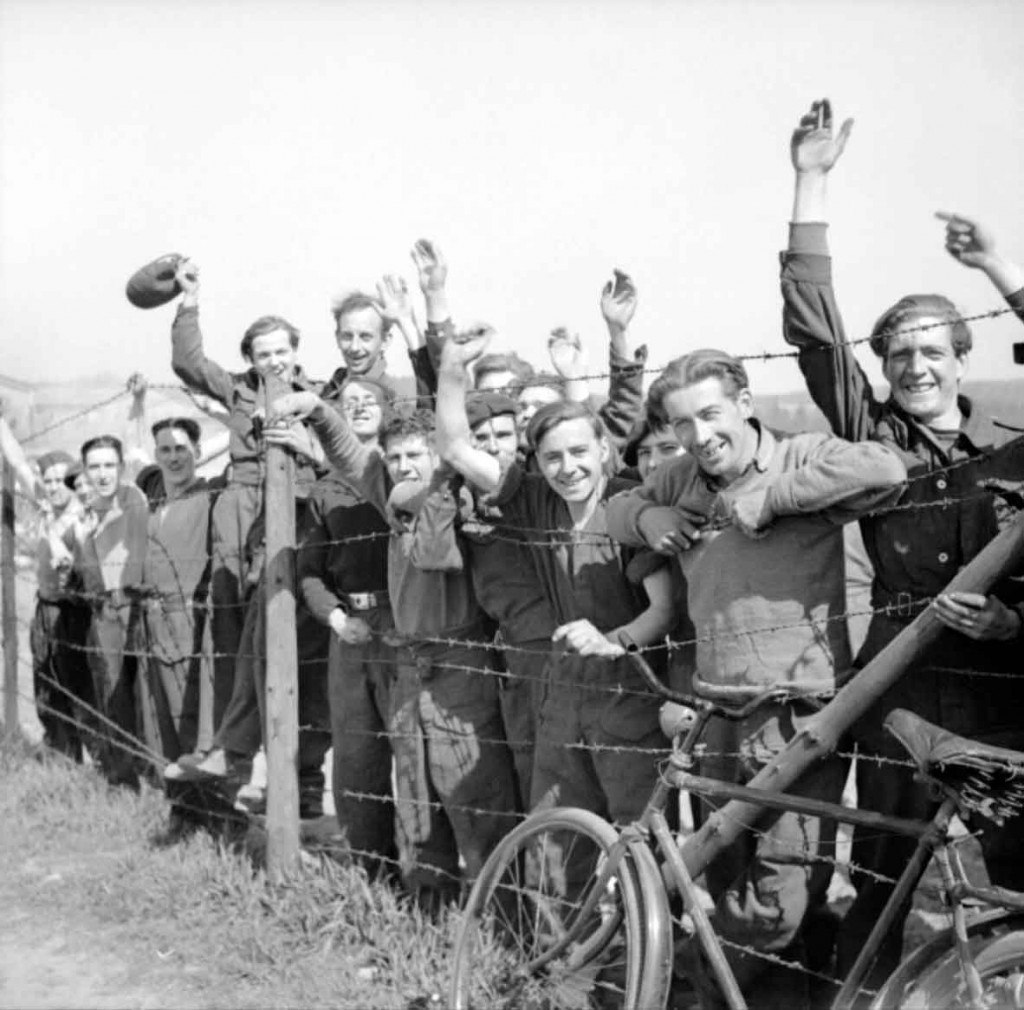 Liberated POWs at Stalag 11B