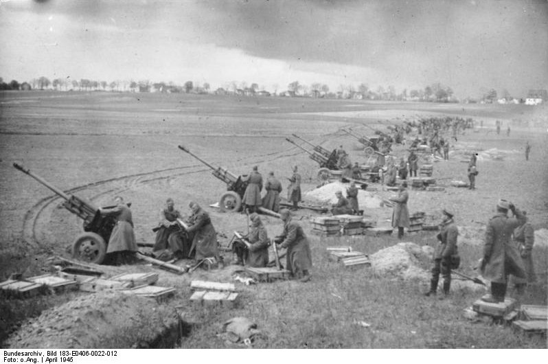 Soviet Artillery near Berlin