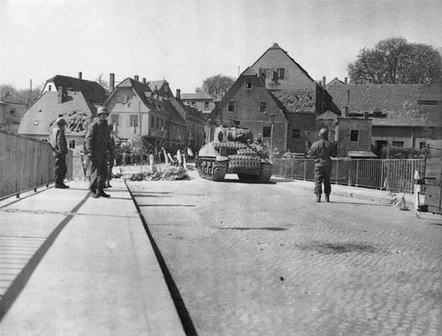 US troops on the Colditz