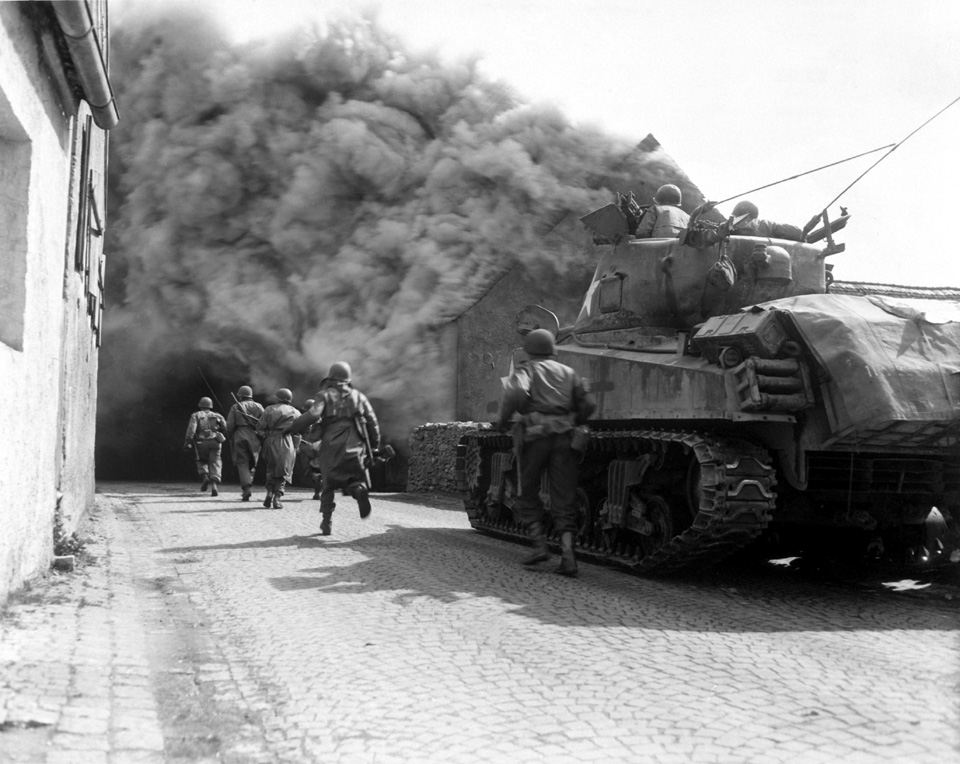 US 11th Armored Division in Wernberg