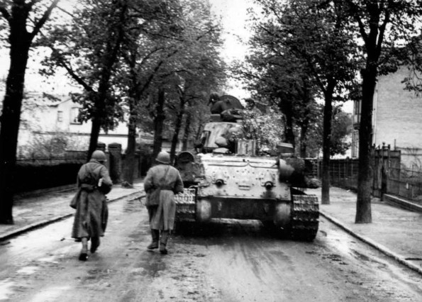 Soviets on the Outskirts of Berlin