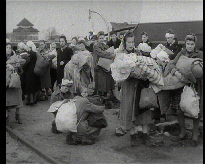 Holocaust Survivors Arriving in Malm, Sweden