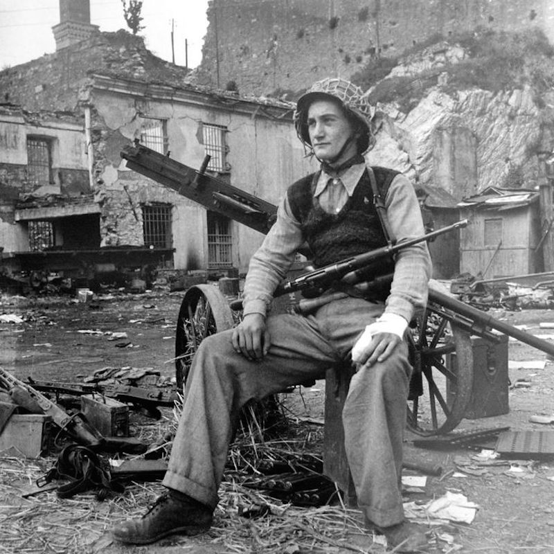 Werner Wolff, Member of an Italian Partisan Group