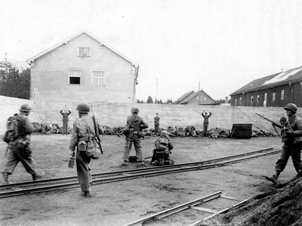 <i>SS</i> Men Trying To Escape Dachau