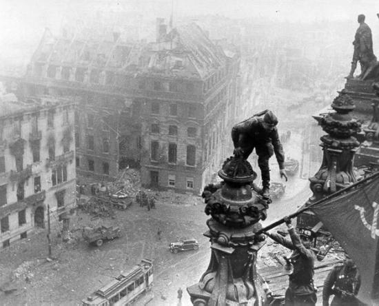 Raising a Flag over the Reichstag