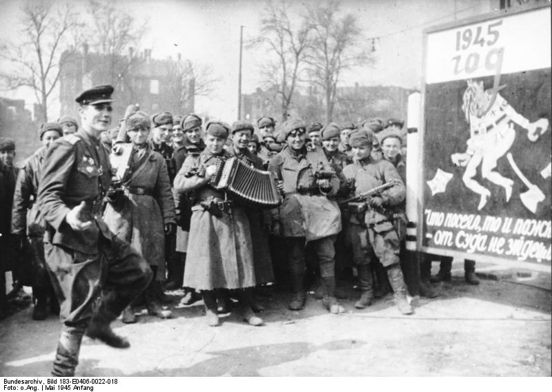 Celebrating Surrender in Berlin