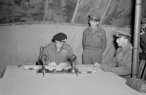 Signing the Document of Surrender