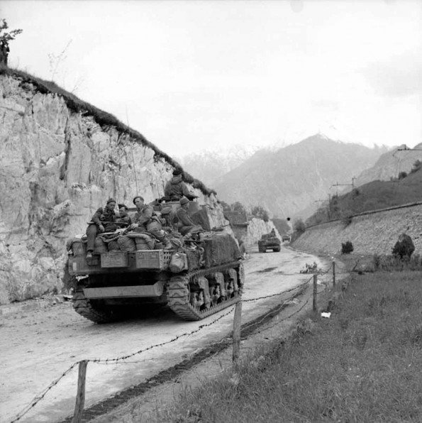 Riding toward the Austrian Border