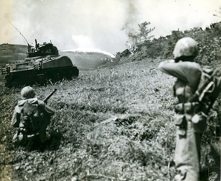 Okinawa Action against the Enemy
