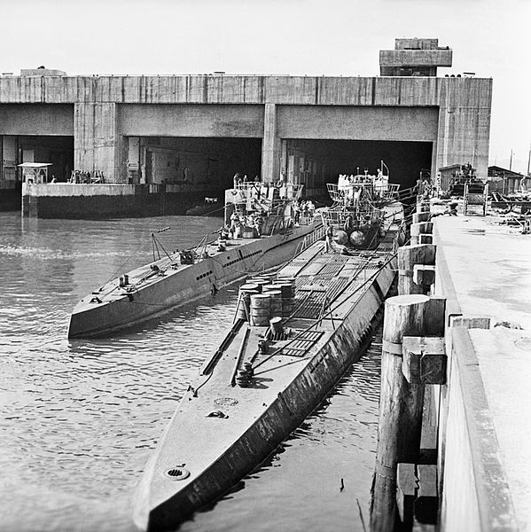 Captured German U-boats