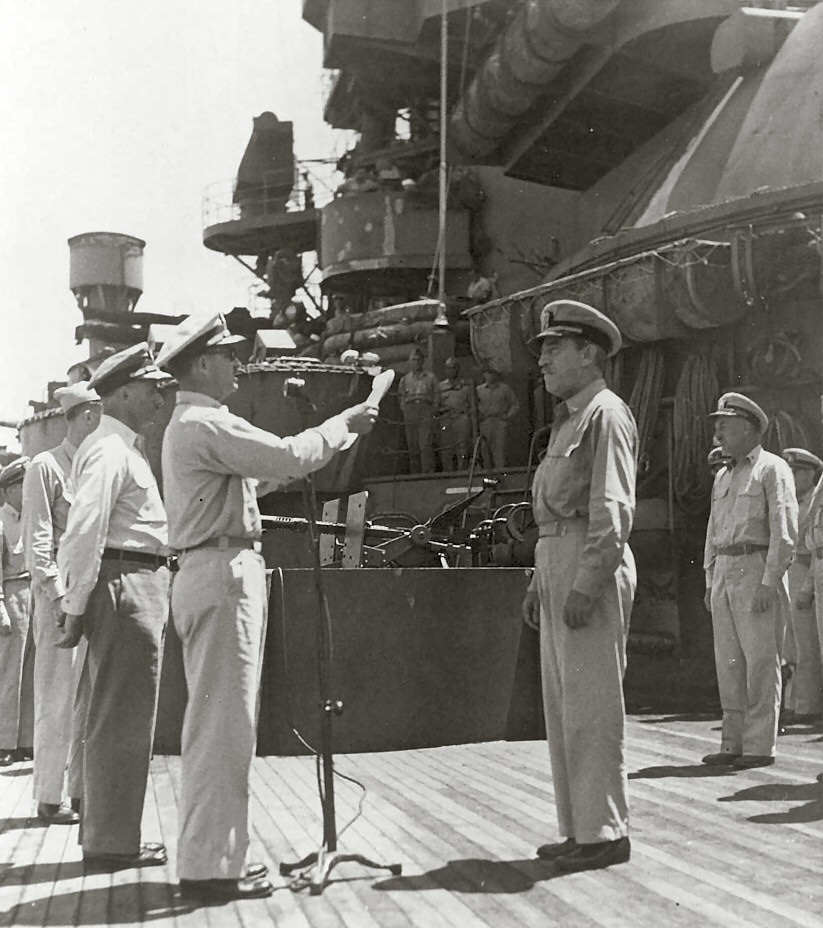 Capt Baker Receiving Bronze Star